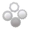 4 Pieces Lace Metal Cutting Die Doily Die Cuts Embossing Template for Paper Photo Album Decor Easter Gifts for