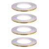 4 Rolls Gold Self Adhesive Decorative Seam Tape for Tile 4 Pet