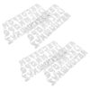4set Alphabet Cutting Dies Metal 26 Letters Stencil Die Cuts Set