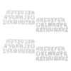4set Capital Letter Die Cuts for Card Making and Scrapbooking