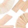4 Style 300 Pcs Assorted Wooden Wax Sticks for Body Legs Face