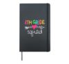 4th Grade Squad Fourth Teacher Student Team Back To School Hardcover Journal, Black