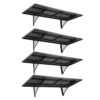 4 Tier Garage Storage Rack Floating Shelves 48.03x18.11x8.66in
