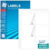 4" x 3.33" White Printable Shipping Labels, 100 Sheets, 600 Stickers Adhesive Address Labels for Laser & Inkjet Printer, Mailing, Barcode, Product, Packaging Labels, Shipping Boxes, Pony Packaging