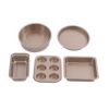 5-Piece Carbon Steel Bakeware Set, Nonstick Coating for Home