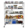 5-Tier Industrial Metal Shelving Each Layer Support 250KG Shelving Units
