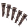 5-Tier Real Solid Wood Floating Shelves Long Wall Shelf