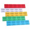 500 Pairs Colorful Raffle Tickets for Paper Tear-Off Ticket Rolls