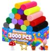 500 PCS 20 Colors Quality Pipe Cleaners Bulk,