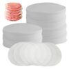 500Pcs 5.1" Round Patty Paper, Non-Stick Wax Parchment Sheets, Burger Paper for Oven Freezer
