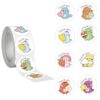 500 PCS Animal Stickers 1in Cute Cartoon Animal Thank You Sticker Roll 8 Designs Self-Adhesive Tags for Classroom Reward Scrapbook Journal Envelope Cards Supply Decoration