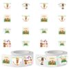 500pcs Girl Scout Stickers Rolls Self Adhesive Seals, Cookie Cute Cartoon Aesthetic 1.5 Inch Labels with 8 Patterns Decal for Scrapbooking Cards Envelopes Water Bottles，for Birthday Party Supply Decor