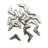 500Pcs Metal Book Corner Protectors for Scrapbooking Albums Menus Folders, 14.5x20mm