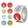 500 PCS Ocean Animal Stickers 1in Cute Cartoon Forest Animal Sticker Roll with Motivational Words 8 Designs Self-Adhesive Tags for Classroom Reward Scrapbook Journal Envelope Supplies