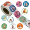 500PCS Reading Roll Stickers, I Love Reading Read Birthday Party Favors Decorations Supplies Teenagers Students Sticker Cute Class School Prizes Label