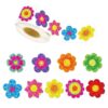 500Pcs Spring Flower Stickers Glitter Holographic Floral Labels Sticker
