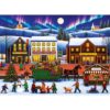 500 Piece Jigsaw Puzzle for Adults, Snowy Winter Town Street Jigsaw Puzzle