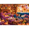 500 Piece Puzzle for Adults, Cozy Halloween Living Room Puzzle 500 Pieces