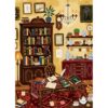500 Pieces Jigsaw Puzzle for Adults, Elegant Study Room Puzzle, Serene Indoor Learning Space with Simple Styling, Dust-Free Precise Interlocking for Game Night
