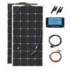 500W Solar Panel Kit, 12V Polycrystalline Portable Solar Generator, Rechargeable Outdoor Power System for Home, Camping, RV, Emergency Backup