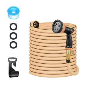 50 FT Garden Hose Water Hose with 10 Function Nozzle