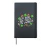 50% Irish 50% Czech Awesome Half Irish Half Czech Hardcover Journal, Black