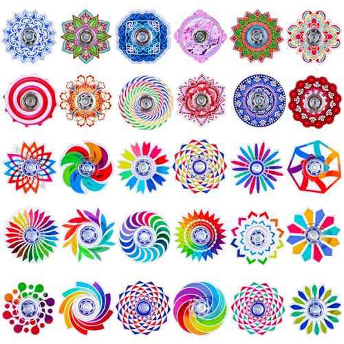 50 Pack Fidget Spinner for Kids, Mini Sensory Fidget Toys Adults Kids 4-8-12 with Autism ADHD, Anxiety Toys Stress Relief Teen Boy Bulk Gifts, Party Favors Classroom Prizes Goodie Bag Stuffers