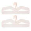 50 Packngers Ultra Slim Short Neck 360° Swivel k Space-Saving Clothes Hangers for nized Closets Non-Slip for Easy Hanging