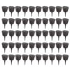 50 Pack Plastic Plant Fertilizer Baskets, Breathable Mesh Fertilizer Insert Cups with Ground Spike, Durable Fertilizer Holders for Potted Flowers, Bonsai, Balcony & Garden Plant Care