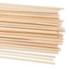 50PCS 1/4" x 12" Square Wooden Dowel Rods