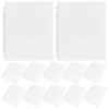 50pcs A4 File Sleeves for Binders, Heavy Duty Sheet Protectors