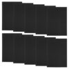 50pcs Black Card Stock A4 Paper for DIY Drawing and Crafts Projects