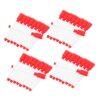 50pcs Black Fine Tip Dry Erase Markers with Built-in Eraser, Plastic