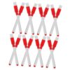 50pcs Black Fine Tip Whiteboard Markers with Built in Eraser Plastic
