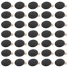 50pcs Black Round Wood Mini Chalkboard Clip Sign for Notes