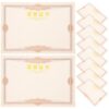 50pcs Decorative Blank Certificate Paper 50 Sheets Thick for Awards