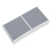 50pcs DIY Scratch Off Card Stickers Silver Paper Labels