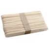 50 Pcs Ice Cream Stick, DIY Wooden Popsicle Stick and Ice Pop Stick for Homemade Sweet Treats, Craft Sticks for Kids Projects, Natural Wood Supplies for Freezer Treats and DIY Use