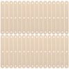 50pcs Ice Treat Craft Sticks Beige Wooden for DIY Crafting