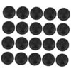 50pcs Luggage Plastic Stand Feet Round Pp Black Replacement Studs