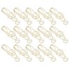 50pcs Paper Clips Metal Music Note Shaped for Office and Scrapbook