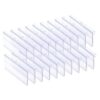 50 Pcs Plastic Label Holders for Shelf Retail Price Label Bin Labels Clip Labels for Storage Bins Merchandise Sign Display Holder for Supermarket Label Papers Included