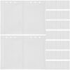 50pcs Pocket PVC Photo Album Page Sleeves for Photos and Cards