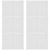 50pcs PVC Photo Sleeves 2 Pocket Refillable Album Pages for Cards