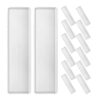 50pcs PVC Self-Adhesive Label Holder Pockets for Storage Bins