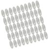 50pcs Sequin Lures Bait Making Spoon Rig Spinner Slicing Spoon Metal Hard Spinner Bait Fish Lures Swimbait Fishing Set