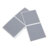 50pcs Silver Scratch Off Labels Paper DIY Sticker Seals for Cards