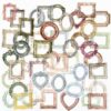 50pcs Small Frame Stickers Scrapbook Decorative Paper for Craft