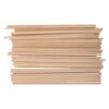 50pcs Square Wooden Dowels for Crafts Unfinished Wood