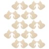 50pcs Unfinished Wood Cat Cutout for DIY Painting and Home Decor